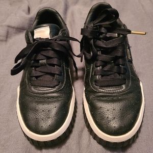 Puma black sneakers size 7.5